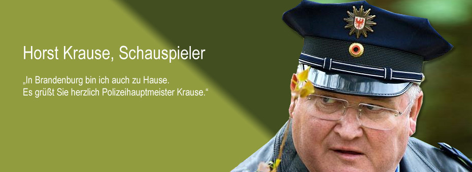 Schauspieler Horst Krause